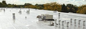 A picture of a commercial rooftop
